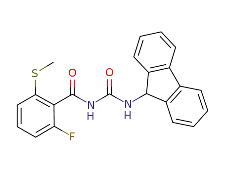 1-(2-fluoro-6-(methylthio)benzoyl)-3-(9H-fluoren-9-yl)-urea