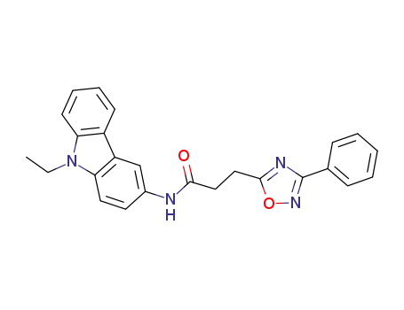 N-(9-ethyl-9H-carbazol-3-yl)-3-(3-phenyl-1,2,4-oxadiazol-5-yl)propanamide