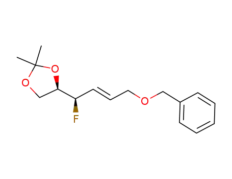 (R)-4-((R,E)-4-(benzyloxy)-1-fluorobut-2-enyl)-2,2-dimethyl-1,3-dioxolane
