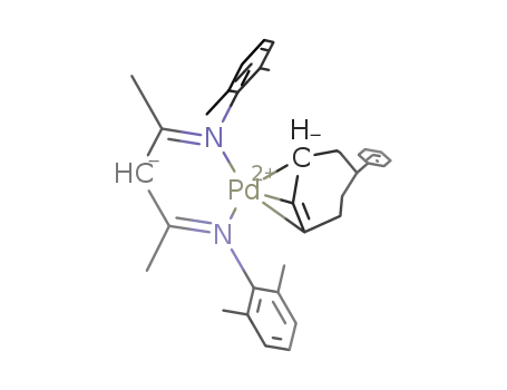 (CH(C(CH3)NC6H3(CH3)2)2)Pd(η3-6-phenylcyclooctenyl)