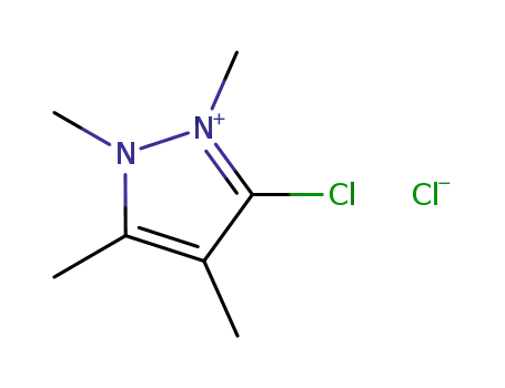 1H-Pyrazolium, 5-chloro-1,2,3,4-tetramethyl-, chloride