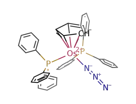 (η5-cyclopentadienyl)bis(triphenylphosphine)(azide)osmium(II)