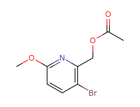 (3-Bromo-6-methoxypyridin-2-yl)methyl acetate