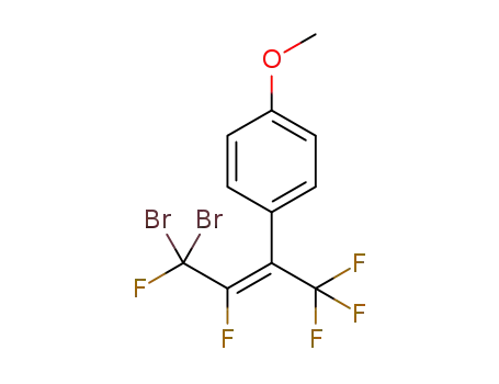(Z)-1,1-dibromo-3-(p-methoxyphenyl)-1,2,4,4,4-pentafluoro-2-butene