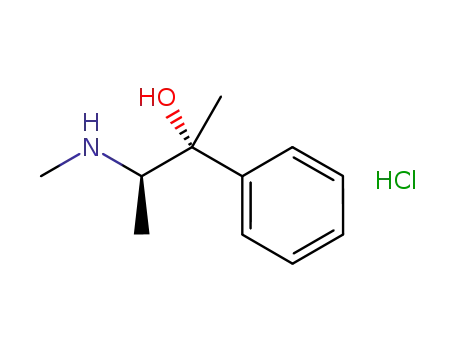 (1R,2R)-1-phenyl-1-methyl-2-methylamino-1-propanol hydrochloride