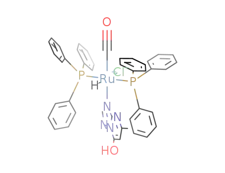 [RuHCl(CO)(PPh<sub>3</sub>)2(7-hydroxy-5-methyl[1,2,4]triazolo[1,5-a]pyrimidine)]