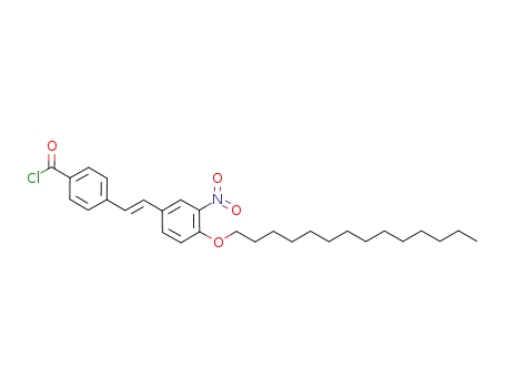 4-{(E)-2-[4-nitro-3-(tetradecyloxy)phenyl]ethenyl}benzoic acid chloride