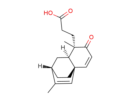 3-[(5S,6R,8S)-5,9-dimethyl-4-oxotricyclo[6.2.2.0(1.6)]dodeca-2,9-dien-5-yl]propanoic acid