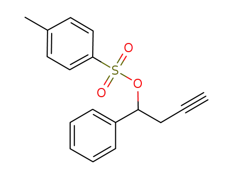 Molecular Structure of 61786-54-7 (Benzenemethanol, a-2-propynyl-, 4-methylbenzenesulfonate)