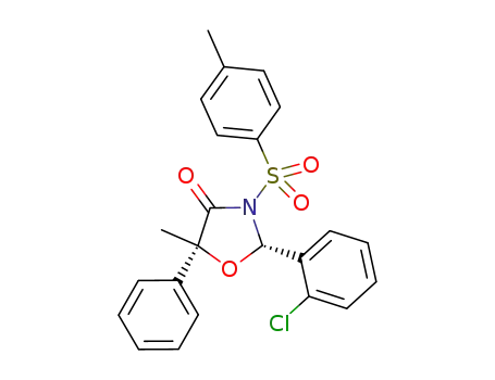 2-(2-chlorophenyl)-5-methyl-5-phenyl-3-tosyloxazolidin-4-one