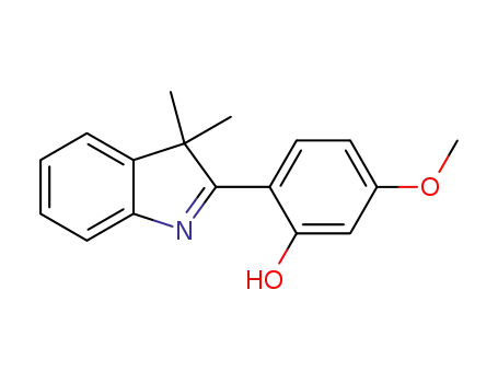 2-(2-hydroxy-4-methoxyphenyl)-3,3-dimethyl-3H-indole