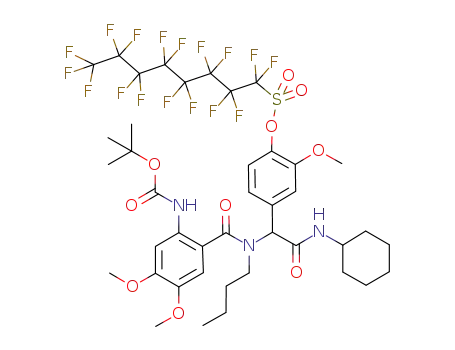 Molecular Structure of 1221572-07-1 (C<sub>41</sub>H<sub>46</sub>F<sub>17</sub>N<sub>3</sub>O<sub>10</sub>S)