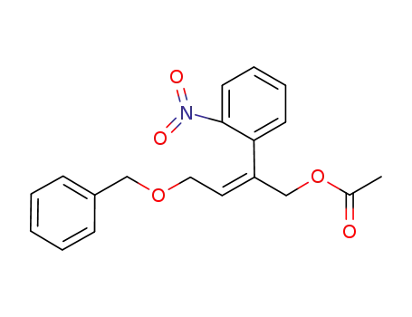 (E)-4-(benzyloxy)-2-(2-nitrophenyl)but-2-enyl acetate