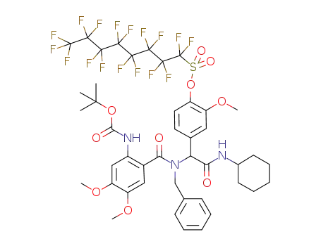 Molecular Structure of 1221572-11-7 (C<sub>44</sub>H<sub>44</sub>F<sub>17</sub>N<sub>3</sub>O<sub>10</sub>S)