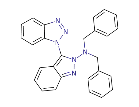2-(N,N-dibenzylamino)-3-(benzotriazol-1-yl)-2H-indazole