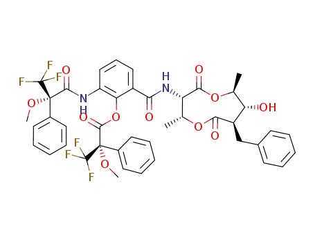 C<sub>43</sub>H<sub>40</sub>F<sub>6</sub>N<sub>2</sub>O<sub>11</sub>