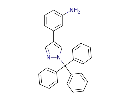4-(3-aminophenyl)-1-tritylpyrazole