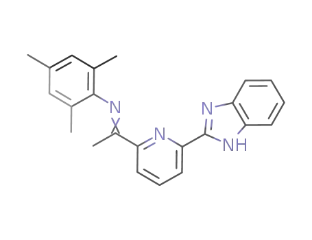 (CH<sub>3</sub>)2(CH<sub>3</sub>)C<sub>6</sub>H<sub>2</sub>NC(CH<sub>3</sub>)C<sub>5</sub>H<sub>3</sub>NC<sub>7</sub>H<sub>5</sub>N<sub>2</sub>