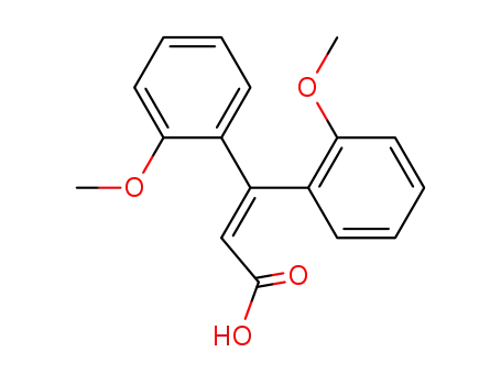 3.3-Bis-<2-methoxy-phenyl>-acrylsaeure