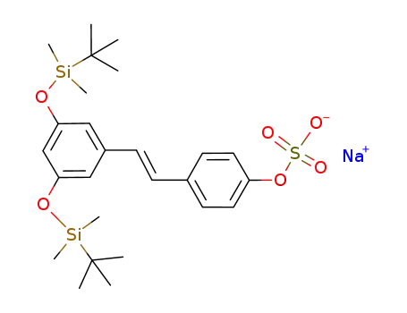 C<sub>26</sub>H<sub>39</sub>O<sub>6</sub>SSi<sub>2</sub><sup>(1-)</sup>*Na<sup>(1+)</sup>