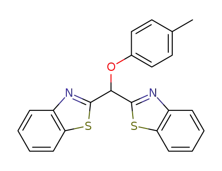 2,2'-[(4-methylphenoxy)methylene]bis(1,3-benzothiazole)