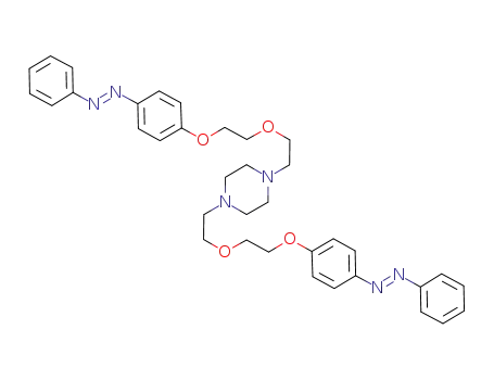 1,4-bis(2-(2-(4-(phenyldiazenyl)phenoxy)ethoxy)ethyl)piperazine