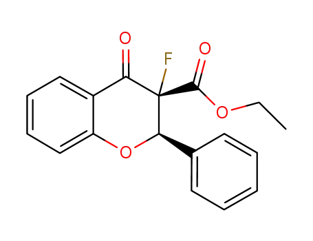 (2R,3R)-ethyl 3-fluoro-4-oxo-2-phenyl-3,4-dihydro-2H-chromene-3-carboxylate