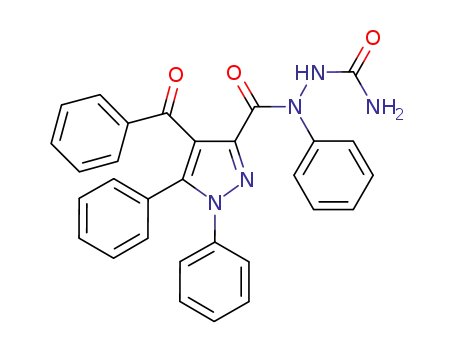 1-[(4-benzoyl-1,5-diphenyl-1H-pyrazol-3-yl)carbonyl]-1-phenylsemicarbazide