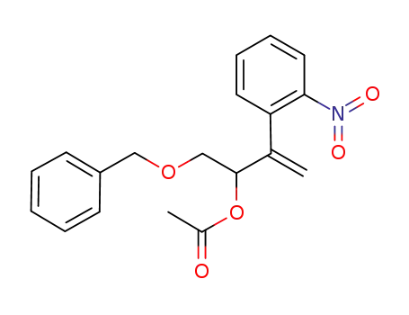 1-(benzyloxy)-3-(2-nitrophenyl)but-3-en-2-yl acetate