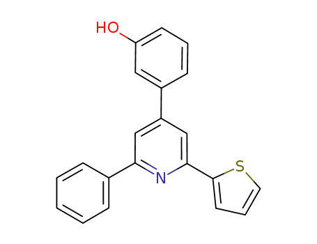 Molecular Structure of 1227851-94-6 (3-(2-phenyl-6-(thiophen-2-yl)pyridin-4-yl)-phenol)