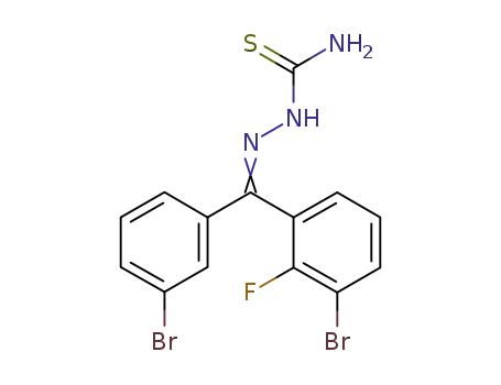 [(3-bromophenyl)-(3-bromo-2-fluorophenyl)ketone]thiosemicarbazone