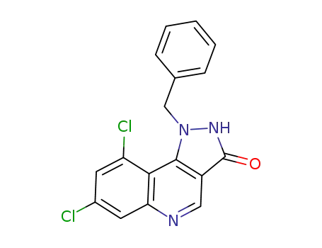 1-benzyl-7,9-dichloro-1H-pyrazolo[4,3-c]quinolin-3(5H)-one