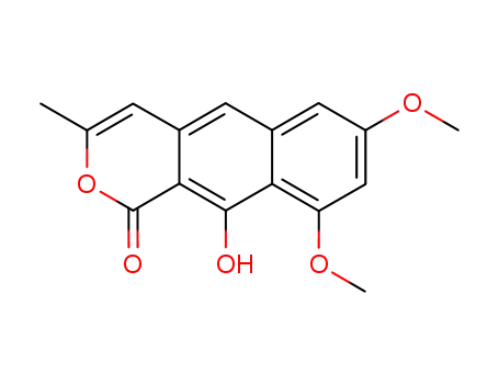 1H-Naphtho[2,3-c]pyran-1-one, 10-hydroxy-7,9-dimethoxy-3-methyl-