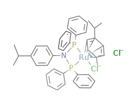 [Ru((Ph2P)2N-C6H4-4-CH(CH3)2)(η6-p-cymene)Cl]Cl