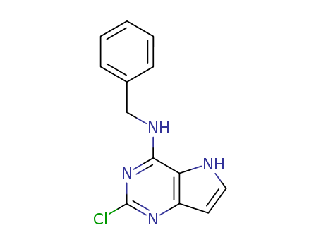 2-CHLORO-N-(PHENYLMETHYL)-5H-PYRROLO[3,2-D]PYRIMIDIN-4-AMINE