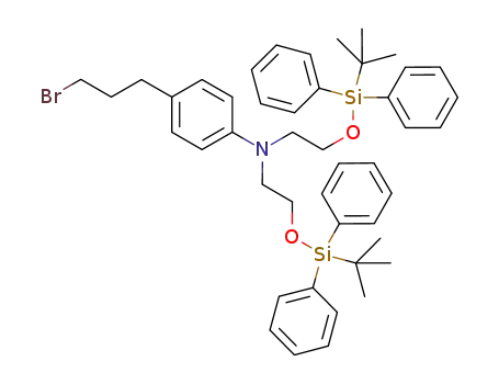 4-(3-bromopropyl)-N,N-bis{2-[(tert-butyl)diphenylsilyloxy]ethyl}benzenamine