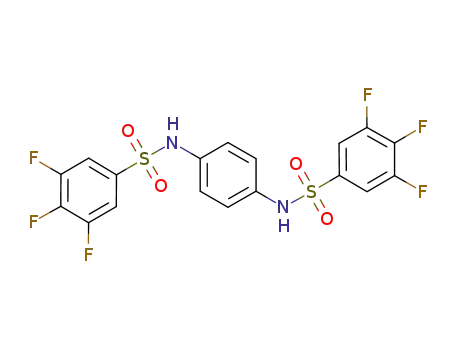 N,N'-(1,4-phenylene)bis(3,4,5-trifluorobenzenesulfonamide)