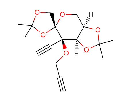 1,2:4,5-di-O-isopropylidene-3-C-ethynyl-3-O-propargyl-α-D-psicopyranose