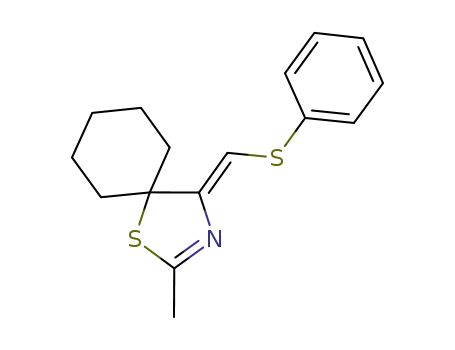 (Z)-2-methyl-4-(phenylsulfanylmethylene)-1-thia-3-azaspiro[4.5]dec-2-ene