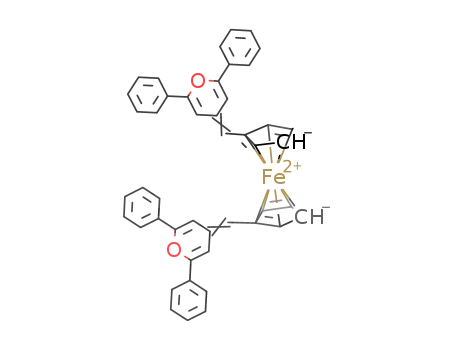 Fe(C<sub>5</sub>H<sub>4</sub>CHC<sub>5</sub>H<sub>2</sub>O(C<sub>6</sub>H<sub>5</sub>)2)2