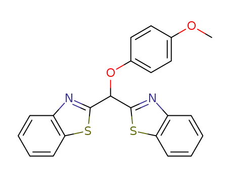 2,2'-[(4-methoxyphenoxy)methylene]bis(1,3-benzothiazole)
