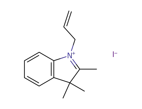 Molecular Structure of 20849-57-4 (2,3,3-trimethyl-1-(prop-2-en-1-yl)-3H-indolium)