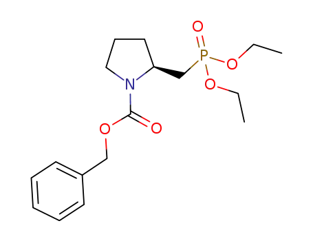 (S)-benzyl 2-((diethoxyphosphoryl)methyl)pyrrolidine-1-carboxylate
