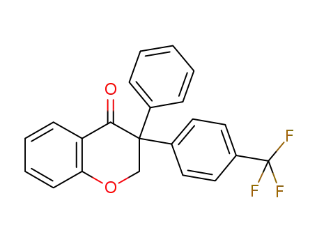 3-phenyl-3-[4-(trifluoromethyl)phenyl]chroman-4-one