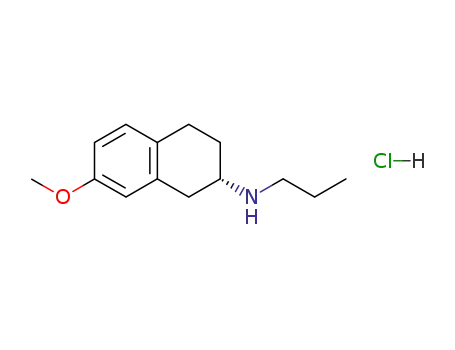 Molecular Structure of 93503-09-4 ((S)-(-)-7-methoxy-N-propyl-2-aminotetraline hydrochloride)