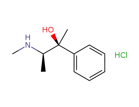 (1S,2R)-1-phenyl-1-methyl-2-methylamino-1-propanol hydrochloride