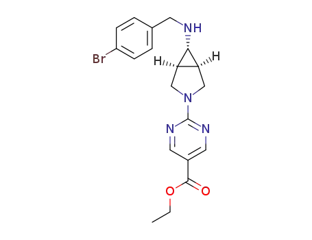 ethyl 2-{6-[(4-bromobenzyl)amino]-3-azabicyclo[3.1.0]hex-3-yl}pyrimidine-5-carboxylate