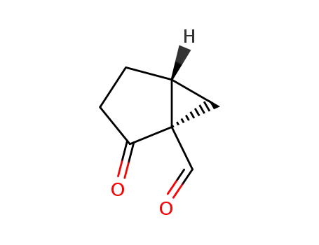 Molecular Structure of 406457-39-4 ((1S,5R)-1-formylbicyclo[3.1.0]hexan-2-one)