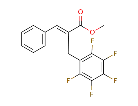 methyl 2-[(pentafluorophenyl)methyl]-3-phenylacrylate