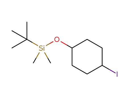 Molecular Structure of 1285537-44-1 (tert-butyl((4-iodocyclohexyl)oxy)dimethylsilane)